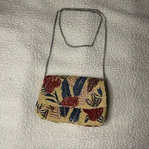 Floral Beaded Women's Bag